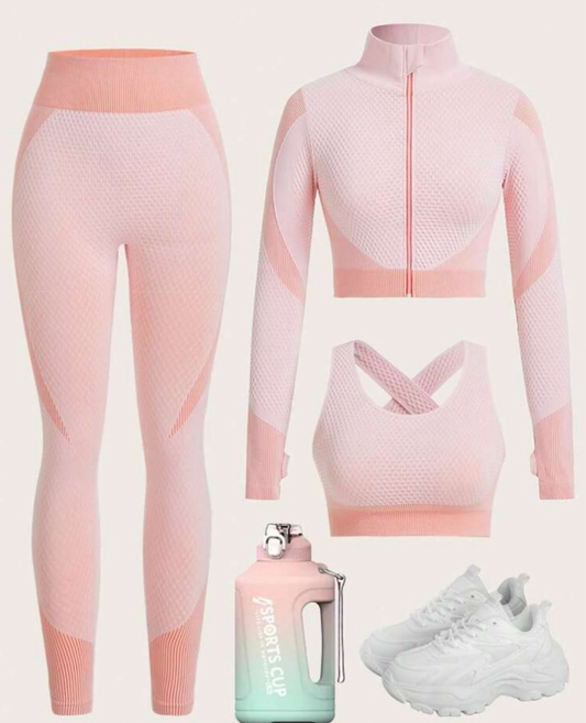 Pink gym set